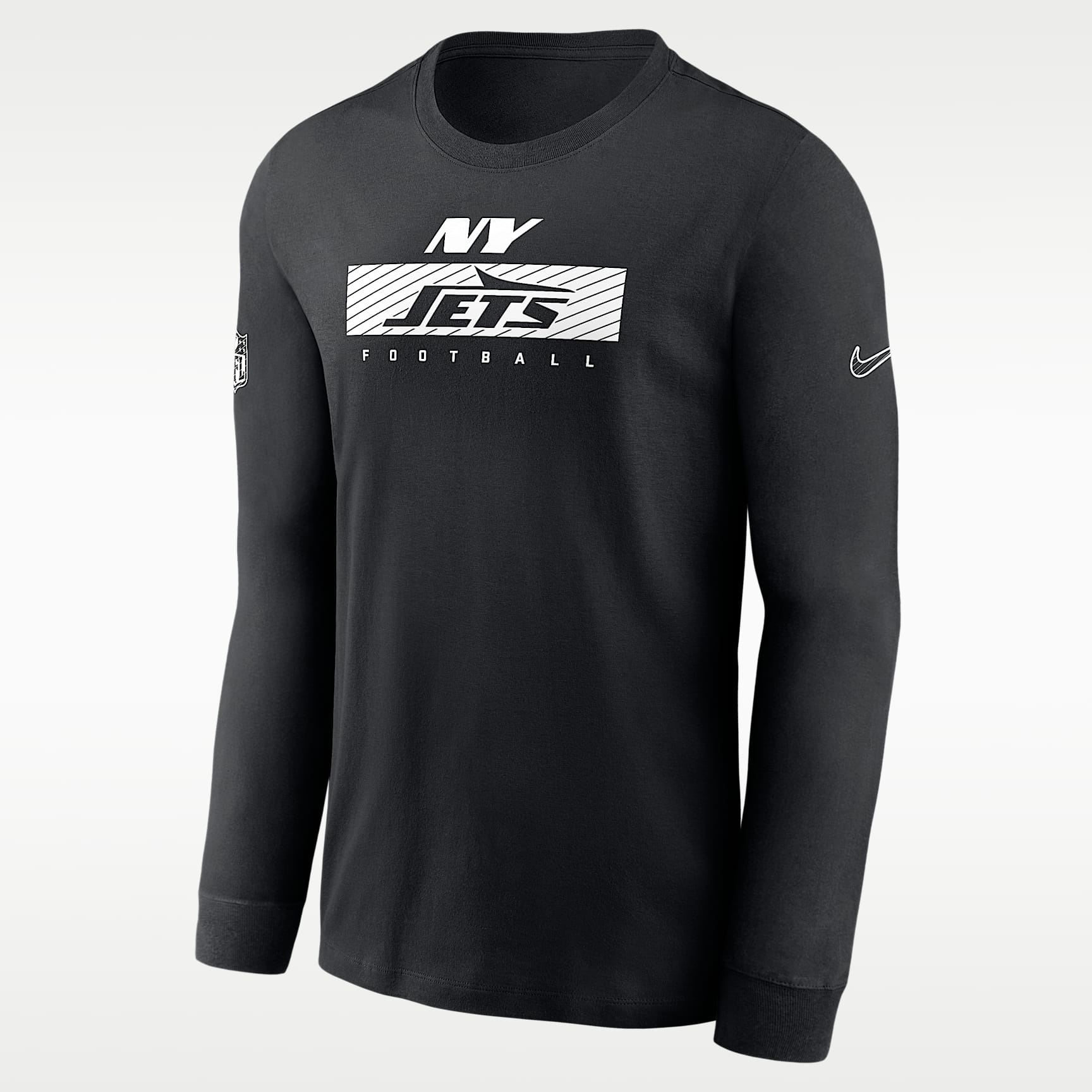 New York Jets Sideline Team Issue Men's Nike Dri-FIT NFL Long